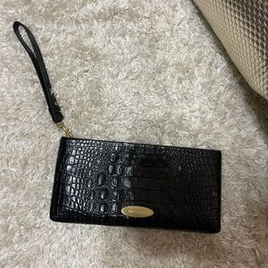 Black Brahmin Wristlet